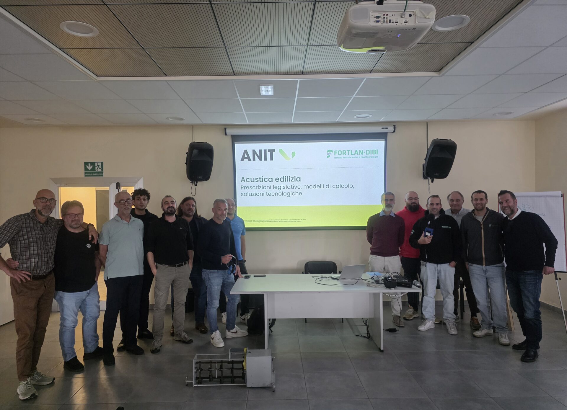 🎓 La competenza nasce dalla formazione: Fortlan-Dibi aggiorna il team sull’acustica in edilizia con ANIT